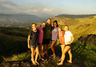 Me and the group enjoying the view. 