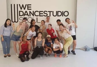 CRCC Asia Interns at We Dance Studio in Seoul
