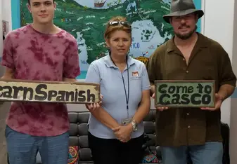 Keith and Garet with Yvonne 