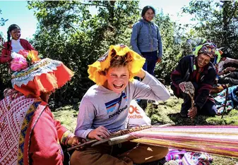 Weaving workshop In Parobamba, Peru