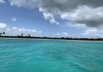 The incredibly beautiful ocean that surrounds the Dominican Republic. 