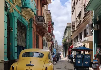 Exploring the streets of Havana.
