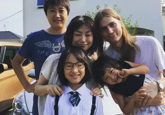 A picture I took with one of my host-families. 