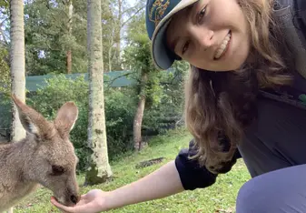 We actually got to interact with the animals!