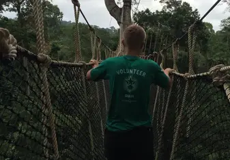 George at Kakum National Park