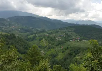 Beautiful landscapes while treking through Nagarkot