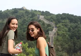 Beijing with new friends 