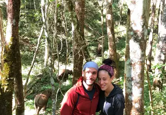 Us with the elephants!!! 