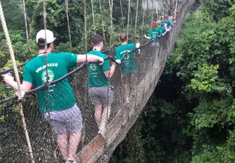 This was taken on one of our cultural activities. We went to Kankum National Park and got to see the rainforest. 