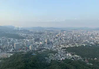 A view of Seoul from Namsan Tower