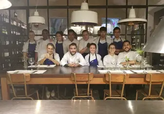 A photo of some of the amazing staff that I worked along side during this experience. 