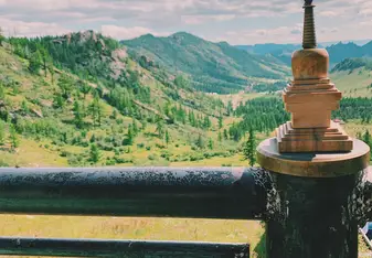 The view in the countryside 