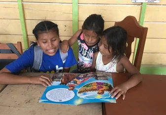 Reading to the little ones 