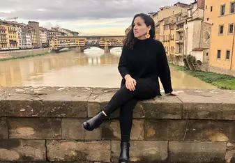This was taken towards the end of my internship, about a week before completion. I was basking in the ambiance of Florence on the Ponte Santa Trinita bridge. 