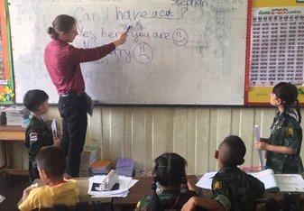 Working with young kids