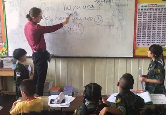 Working with young kids