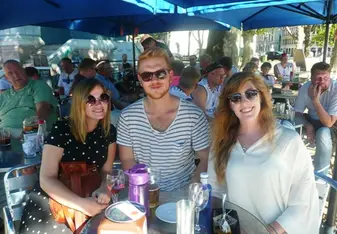 Spanish cousre in a terrace