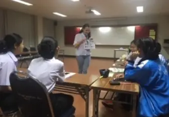Presenting materials to engage my students.