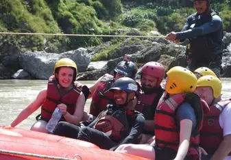 River rafting in Nepal