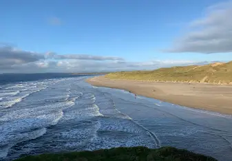 View of beach!
