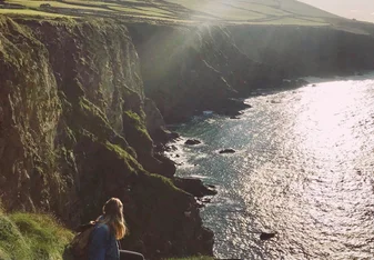 Beautiful cliffs in Dingle!