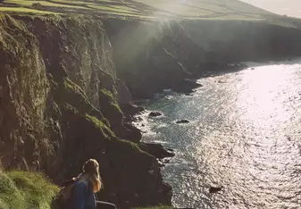 Beautiful cliffs in Dingle!