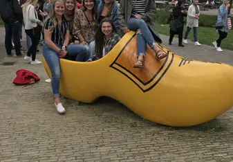 Big yellow clogs 