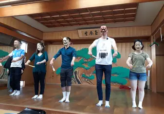 Trying Noh Theater in Kumamoto