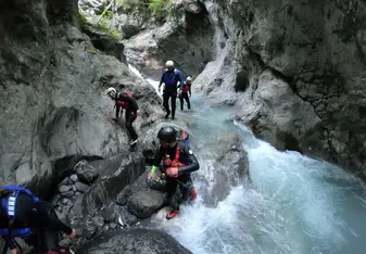 Canyoning in Switzerland 
