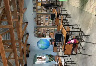 What a beautiful library!