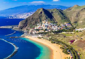 Cities and beaches in Tenerife.