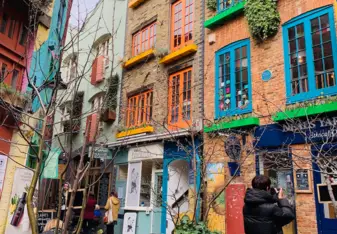 Neal's Yard in Covent Garden in London. 