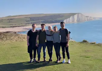 Me and my friends at the seven sisters