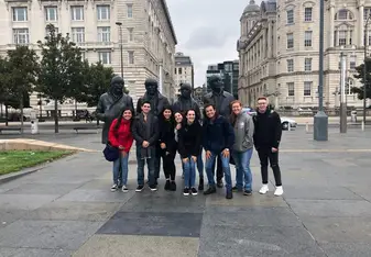 In Liverpool with other International Students
