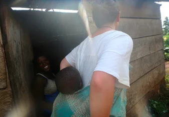 Baby carrying!