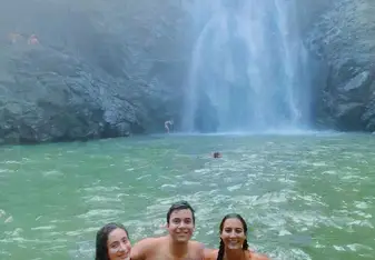 One of the many waterfalls in Costa Rica!
