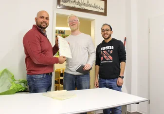 This is me getting my certificate for completing the teaching program