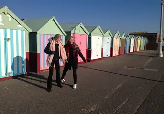 Me and my sister in Brighton