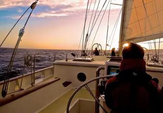 Helming across the atlantic