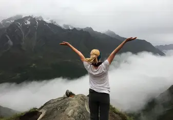 I climbed a freaking mountain!!!!!