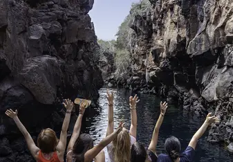 Traveling and doing investigations on Galapagos islands