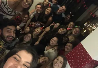 Fellow participants at our Holiday Party