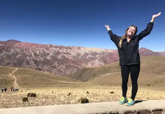 La montaña de catorce colores located in the Jujuy province of Argentina