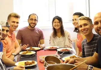 Conversation-filled lunch!