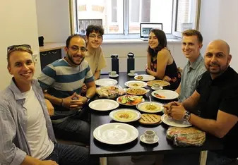 Conversation-filled lunch number 2!