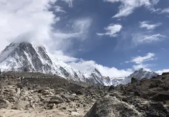 Clouds in the Himalayas