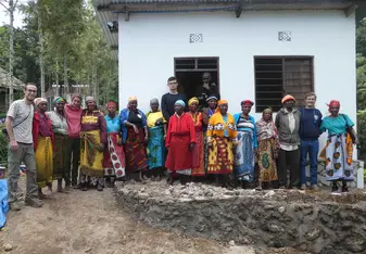 The mamas of  the community together with some volunteers, at the Mother Nature Conservation Camp. 