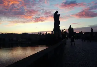 Sleepy Morning on Charles Bridge