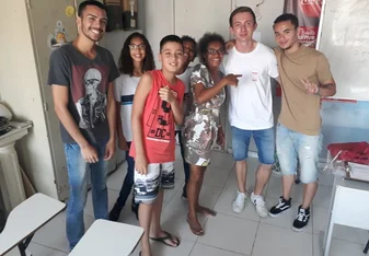Teaching English at the community centre