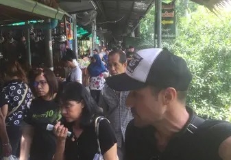Bangkok market Phrapadeng